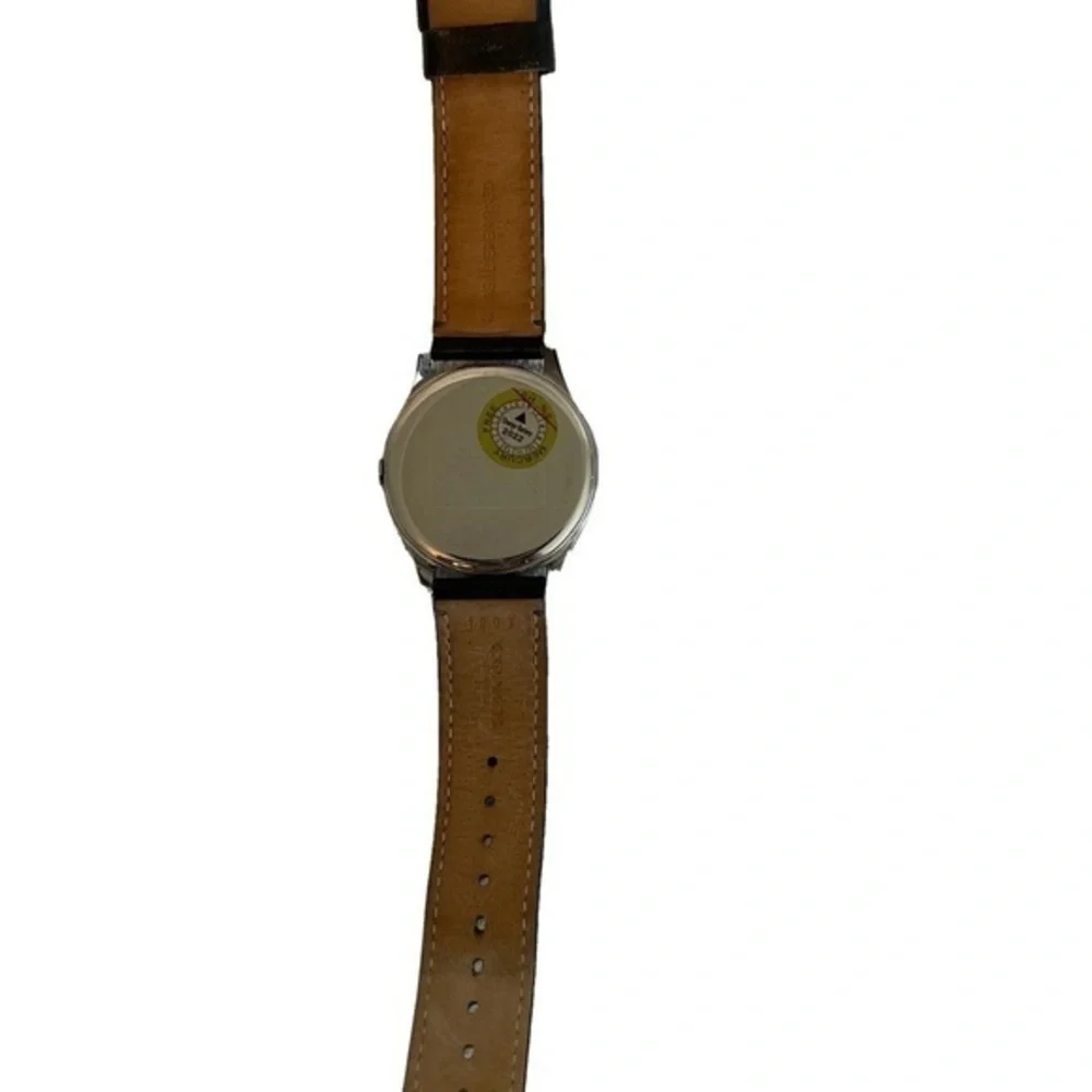 Coach Quartz Analog Watch Men’s Leather Black